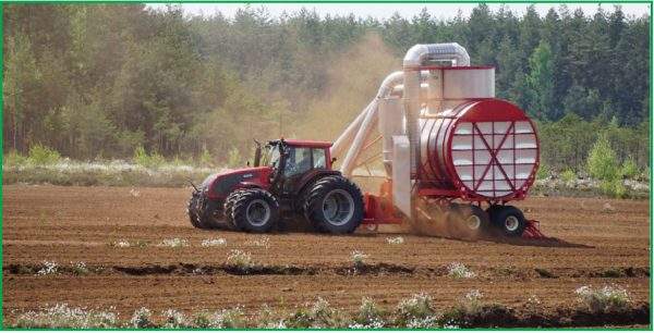 Whiet peat extracting Areapeat